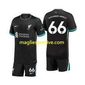 Completo Calcio Liverpool Alexander-Arnold 66 Bambino Divisa Trasferta 2024-2025